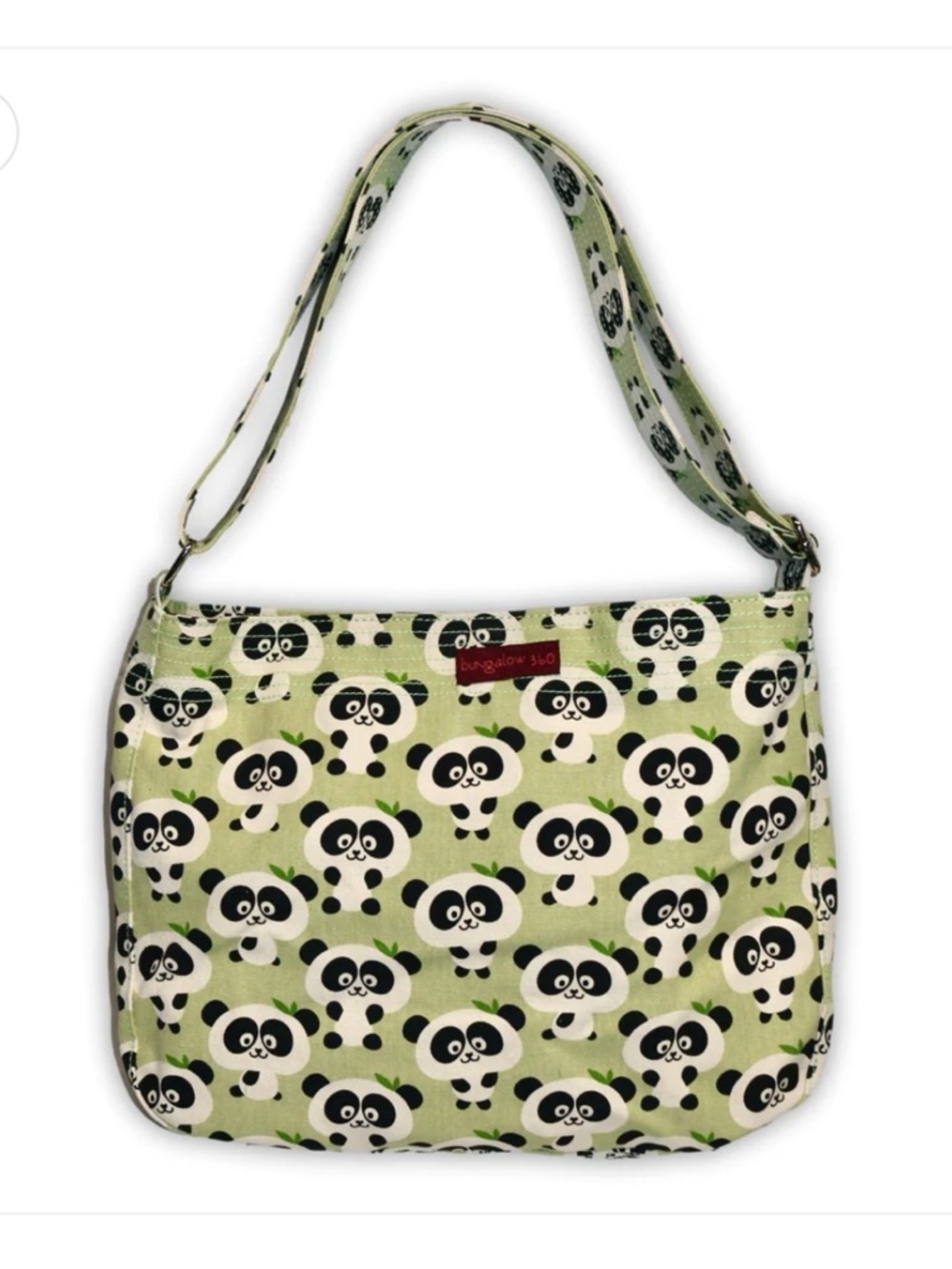 BUNGALOW 360 Messenger Bag Panda NWOT